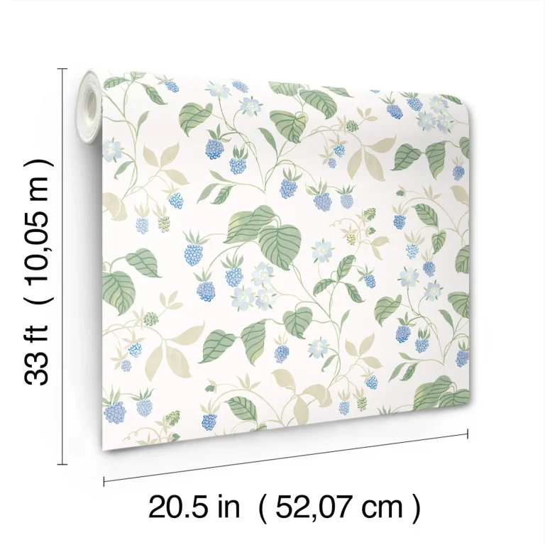 Chesapeake Mercy Berry Vines Wallpaper - White — Ảnh 6