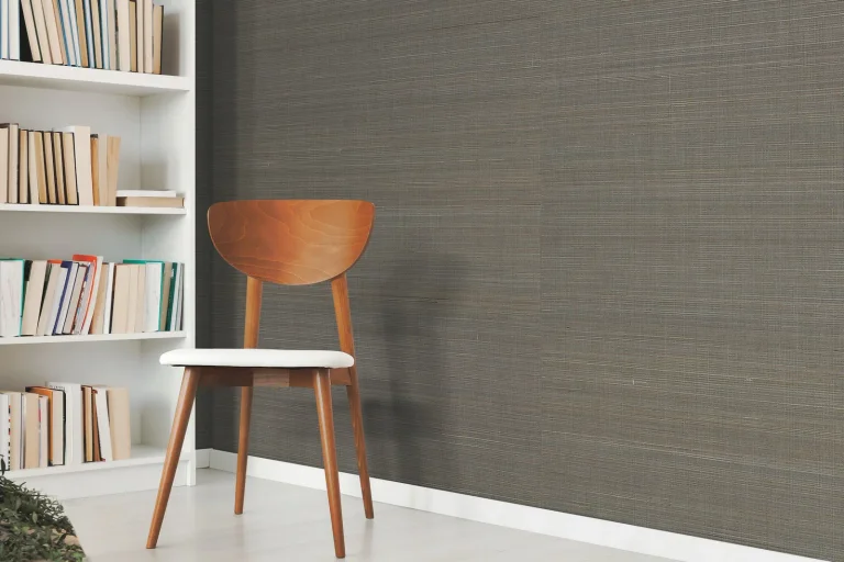 Abaca Weave Wallpaper - Charcoal — Ảnh 2