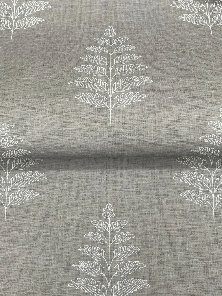 Chesapeake Frond Leaf Wallpaper - Charcoal — Ảnh 3