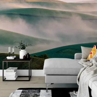 Foggy Hills - Wall Mural 5069 - 8 Panel - 384cm x 260cm