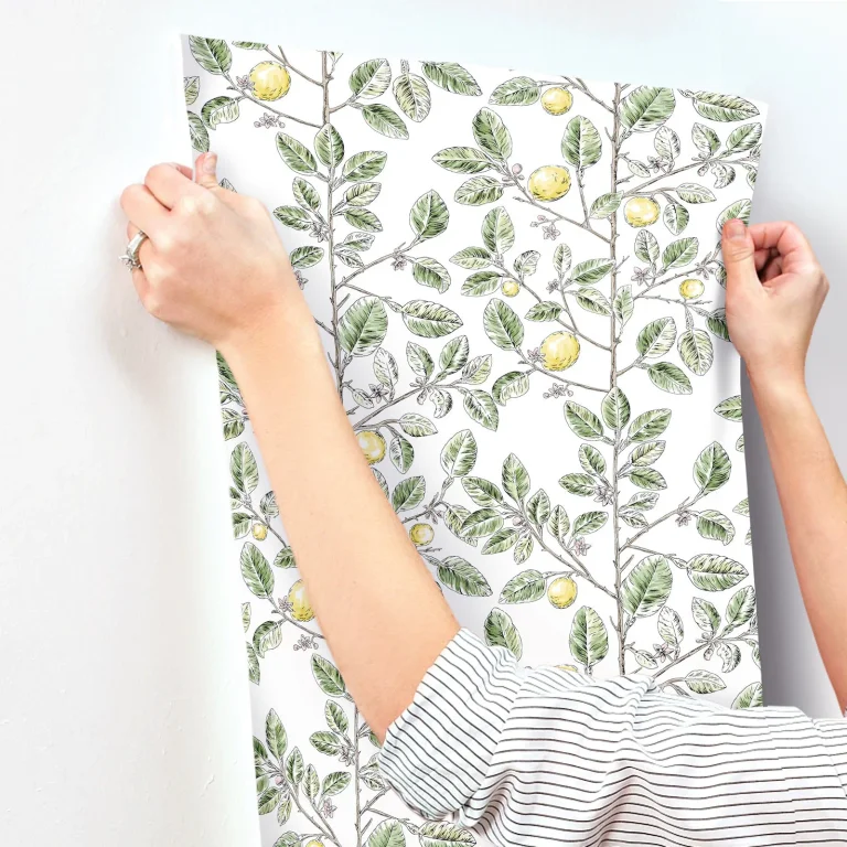 Limoncello Toile Wallpaper - Green — Ảnh 2