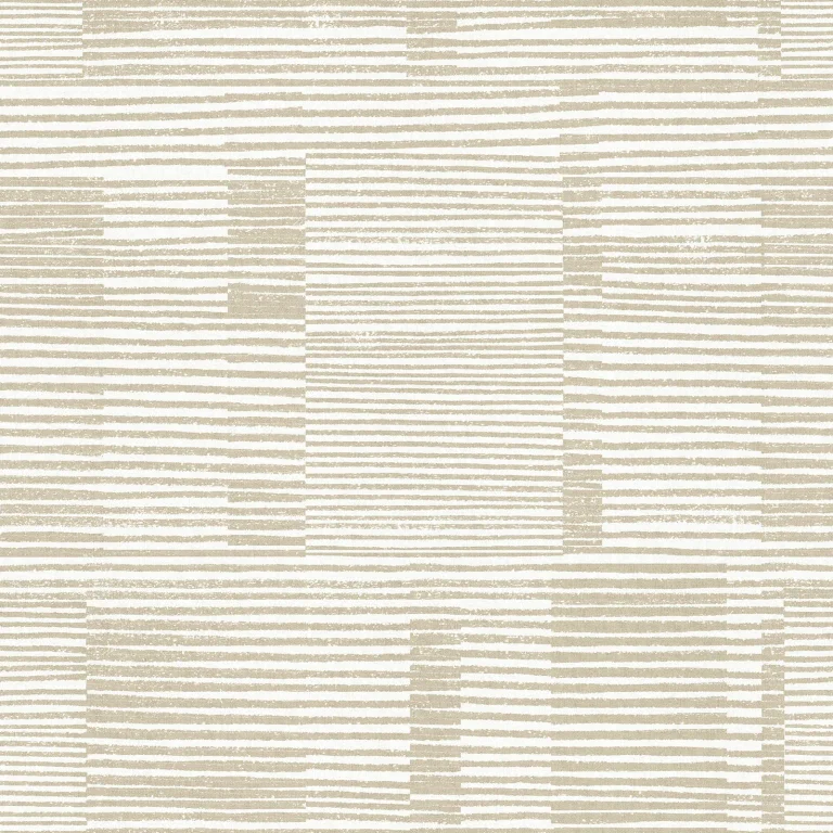 Callaway Woven Stripes Wallpaper - Beige — Ảnh 4