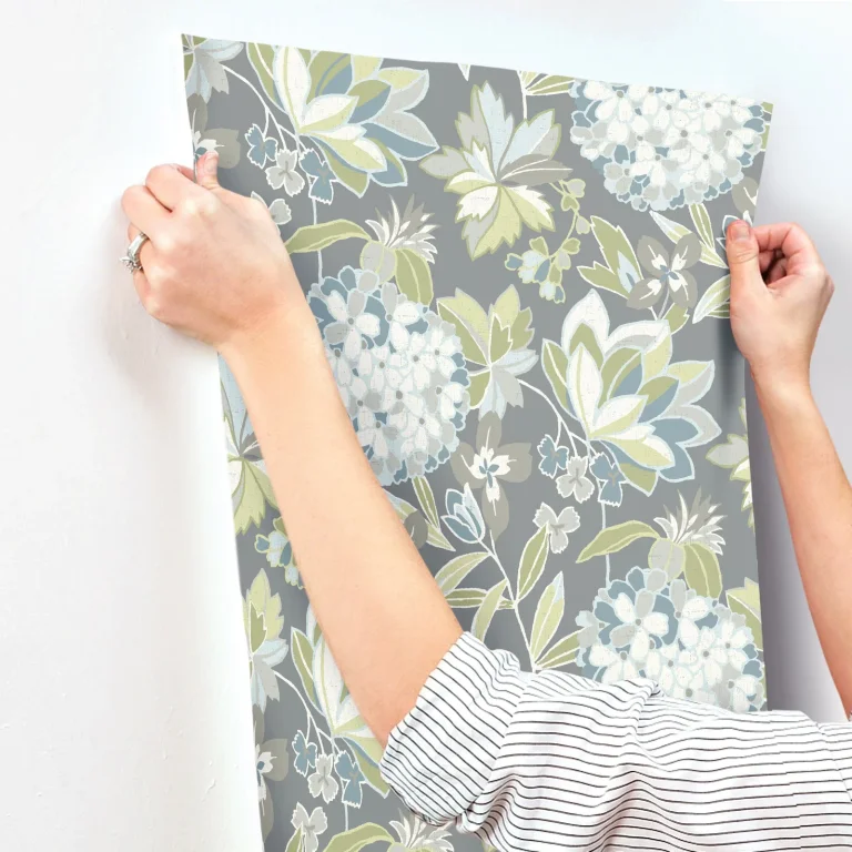 Valdivian Floral Wallpaper - Aqua — Ảnh 7