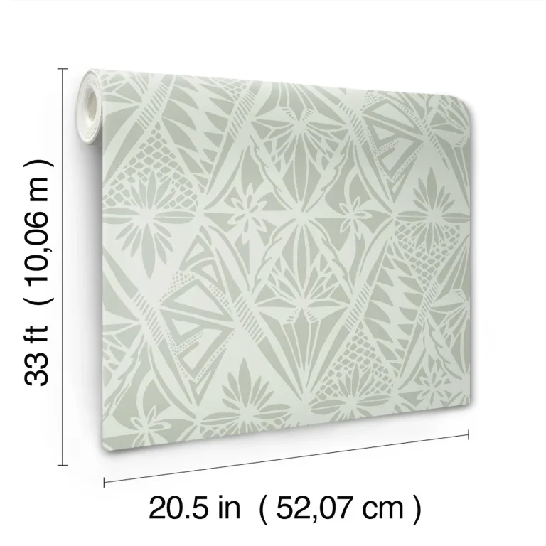 Urbane Diamonds Wallpaper - Sage — Ảnh 5