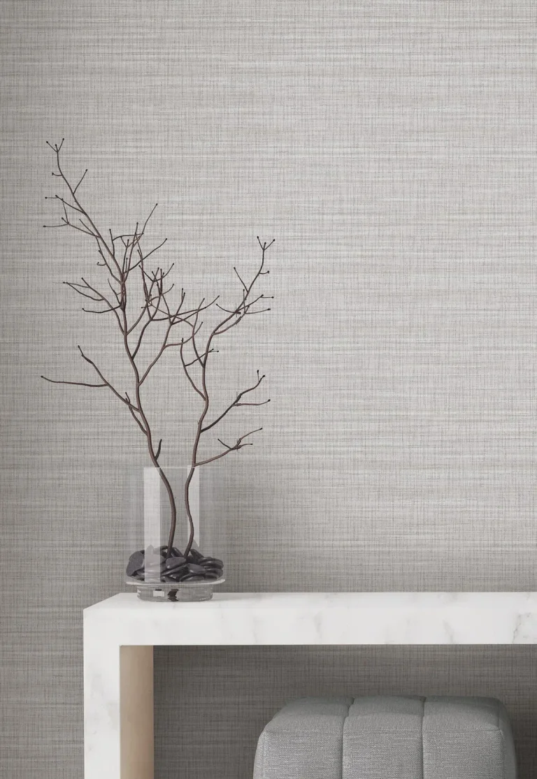 Down To Earth Striated Wallpaper - Light Grey — Ảnh 5