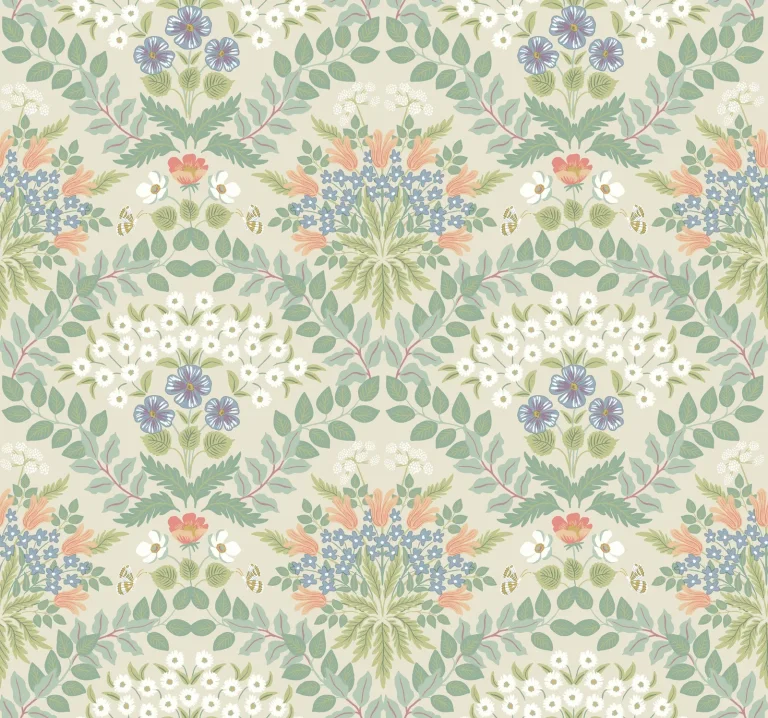 Rifle Paper Co. Bramble Wallpaper - Cream
