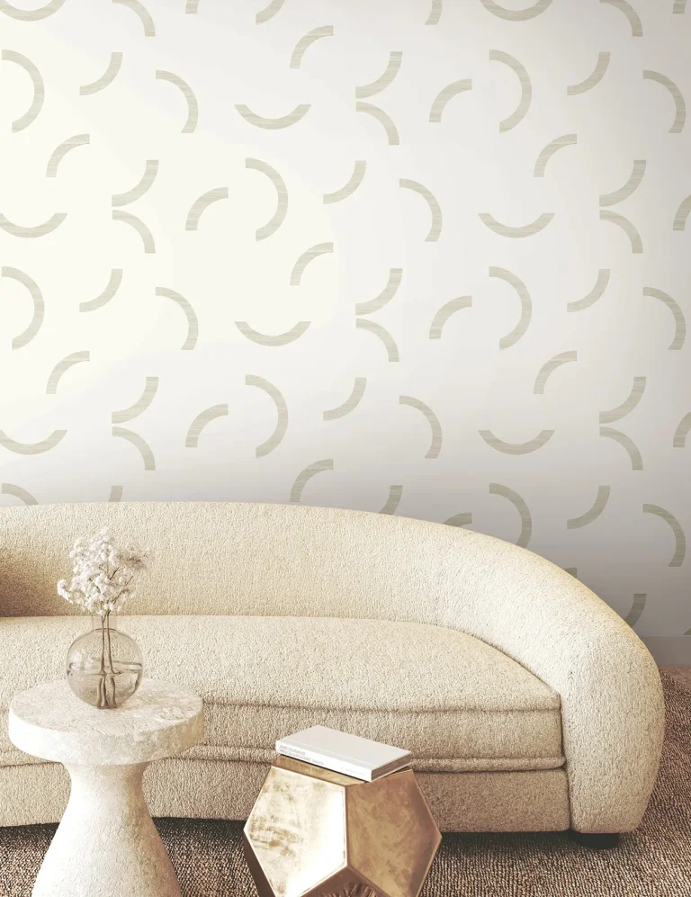 Lunula Wallpaper - Ivory — Ảnh 7