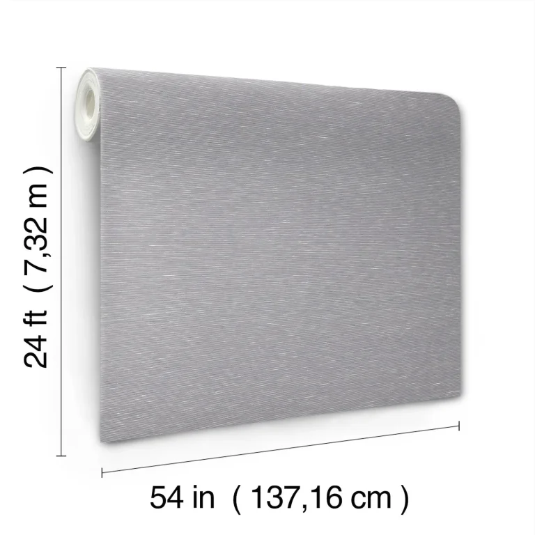 Ronald Redding Linen Levels Wallpaper - Dove — Ảnh 3