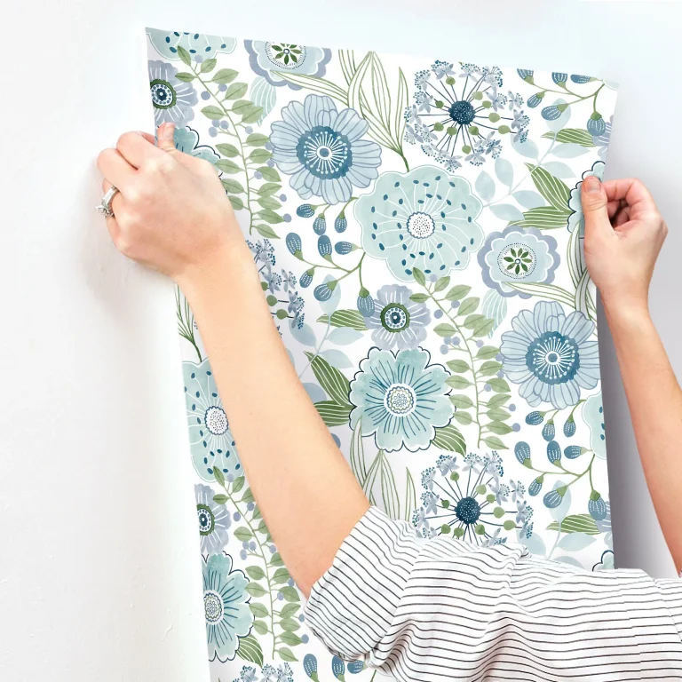 Artistic Bouquet Wallpaper - Alpine & Leaf — Ảnh 7