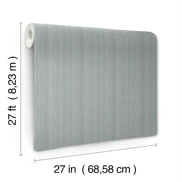 Line In The Sand Woven Stripe Wallpaper - Light Blue — Ảnh 7