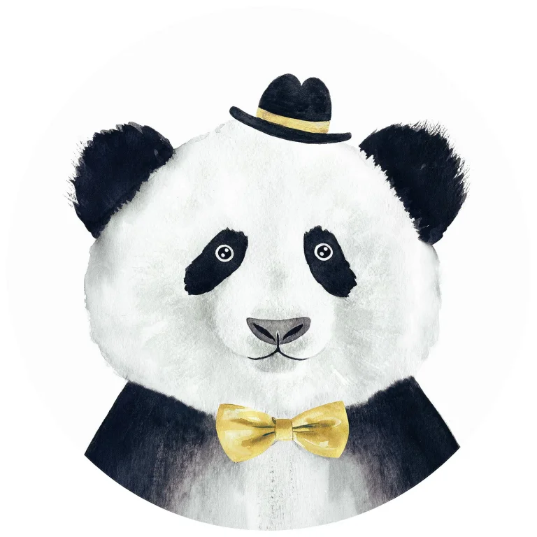 Cuddly Panda - Wall Mural 5529 - 4 Panel - 192cm x 260cm — Ảnh 4