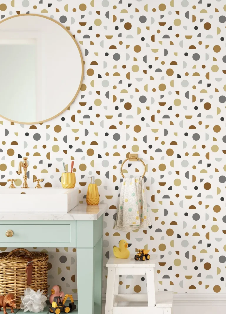 Chesapeake Marilee Circles Wallpaper - Neutral — Ảnh 3