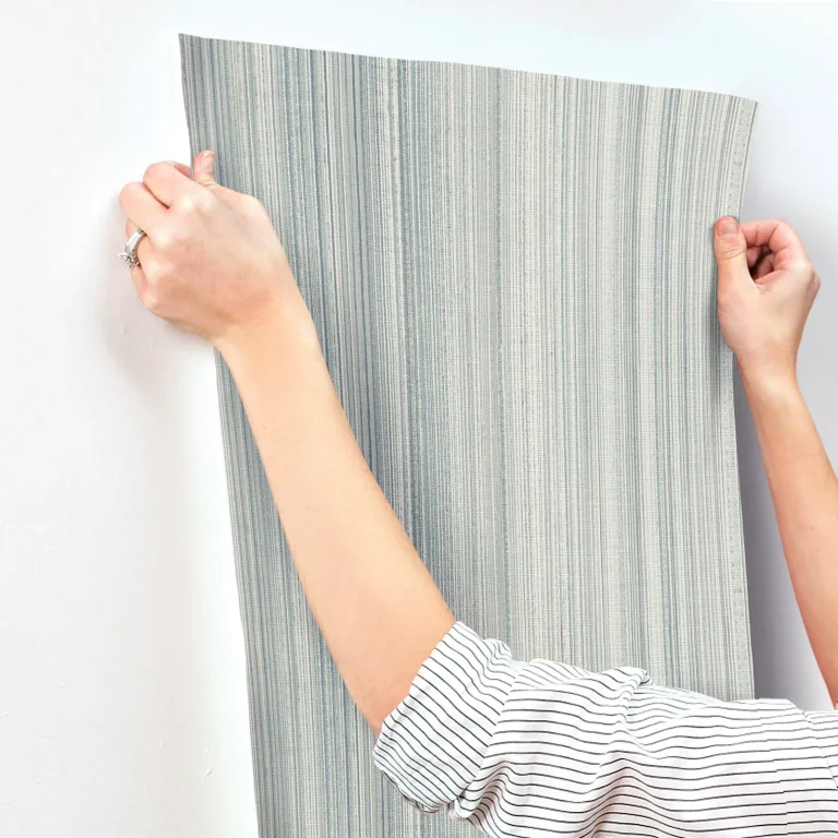 Elan Ombre Stripe Wallpaper - Blue — Ảnh 6