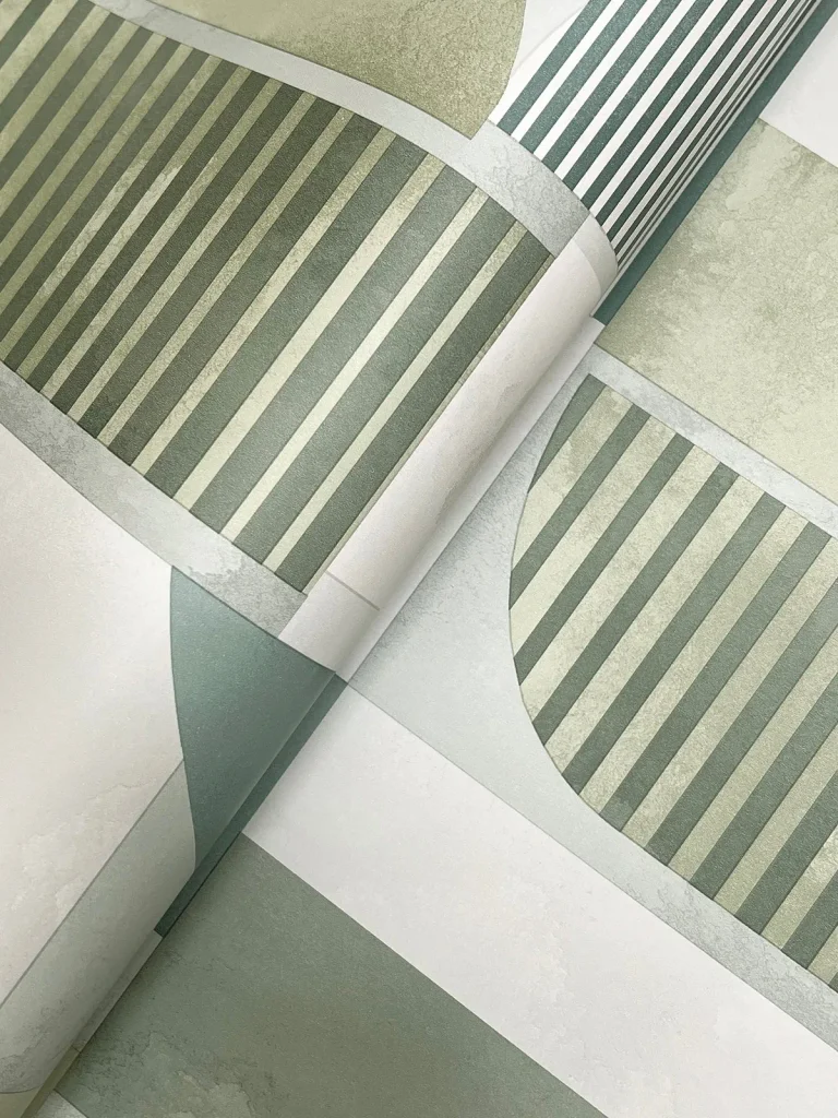 Otto Abstract Geometric Wallpaper - Green — Ảnh 6
