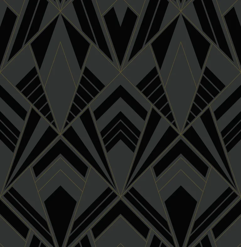 Allenby Flocked Wallpaper - Black — Ảnh 5