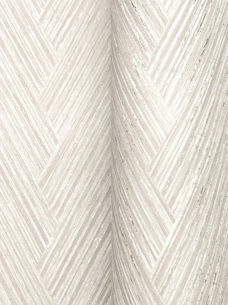 Thatched Chevron Wallpaper - Light Neutral — Ảnh 7