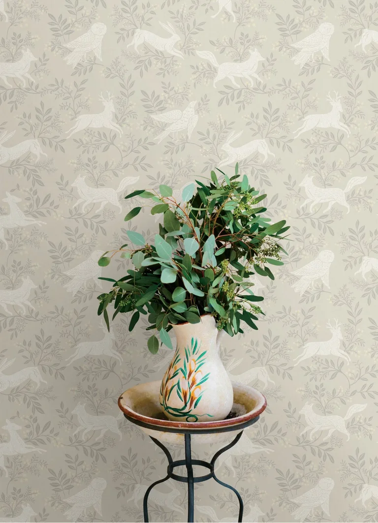 Chesapeake Revelry Forest Frolic Wallpaper - Taupe — Ảnh 7