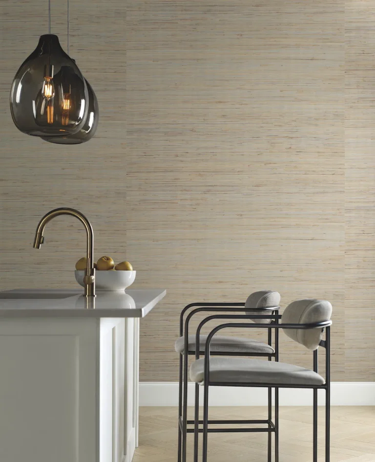 Candice Olson Jute Wallpaper - Silver/Wheat — Image 5