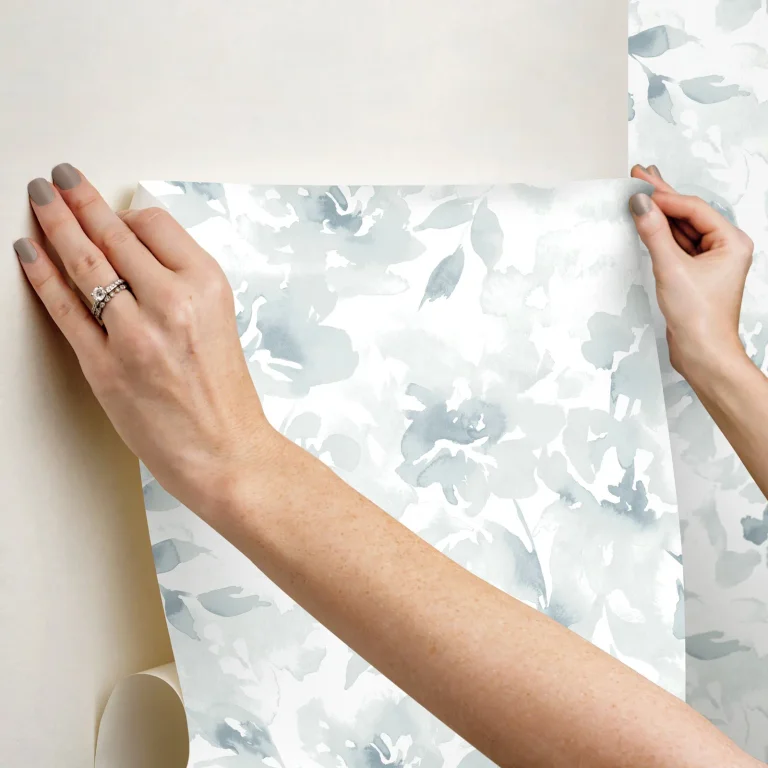 Magnolia Home Renewed Floral Wallpaper - Blue — Ảnh 7