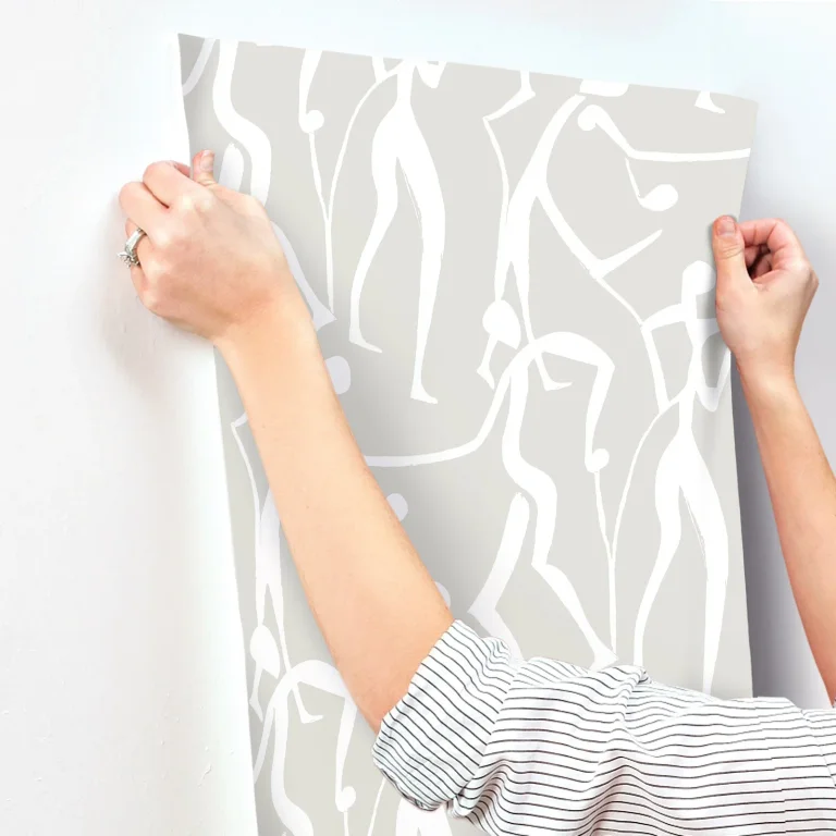Joyful Dancers Wallpaper - Lichen Grey — Ảnh 7