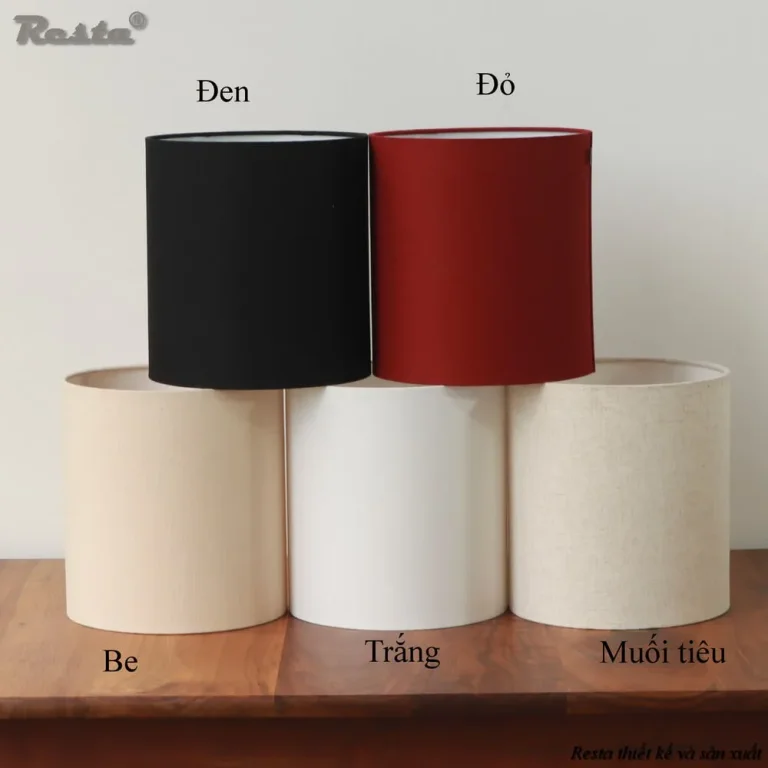 Đèn bàn Resta 13 - Màu đỏ - Loại to — Image 3