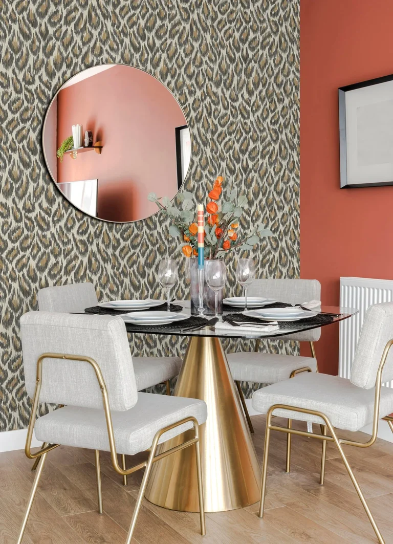 Electra Leopard Spot String Wallpaper - Bronze — Ảnh 4