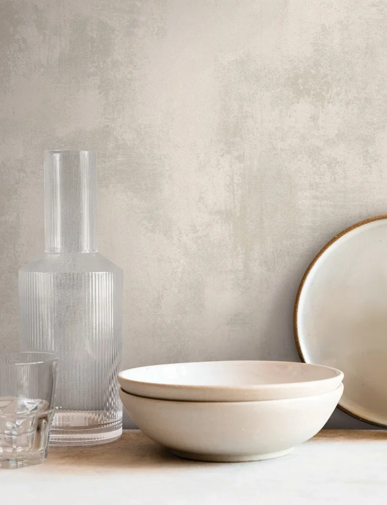 Italian Plaster Wallpaper - Pearl Wallpaper — Ảnh 2