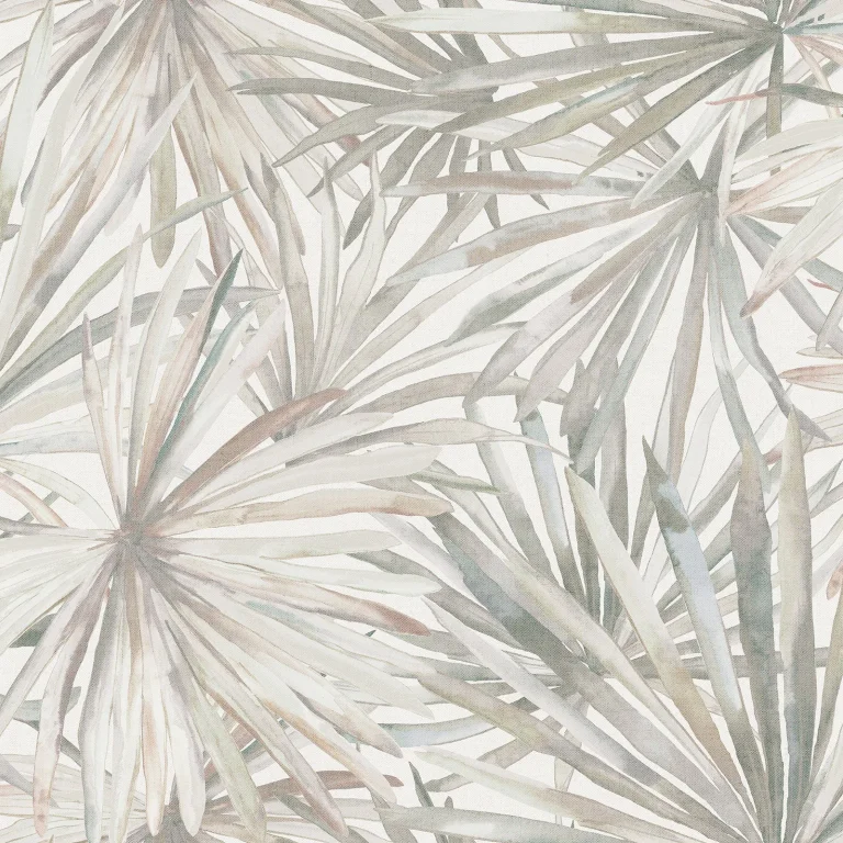 Corifa Palm Leaf Wallpaper - Cream — Image 5