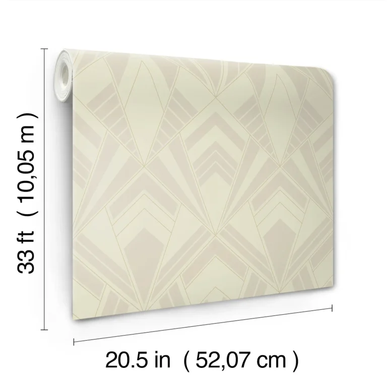 Allenby Flocked Wallpaper - Pearl — Ảnh 3