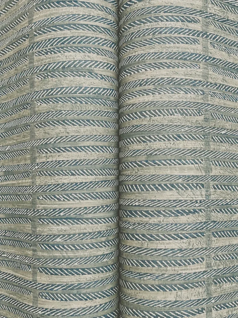 Iringa Wallpaper - Indigo — Image 3