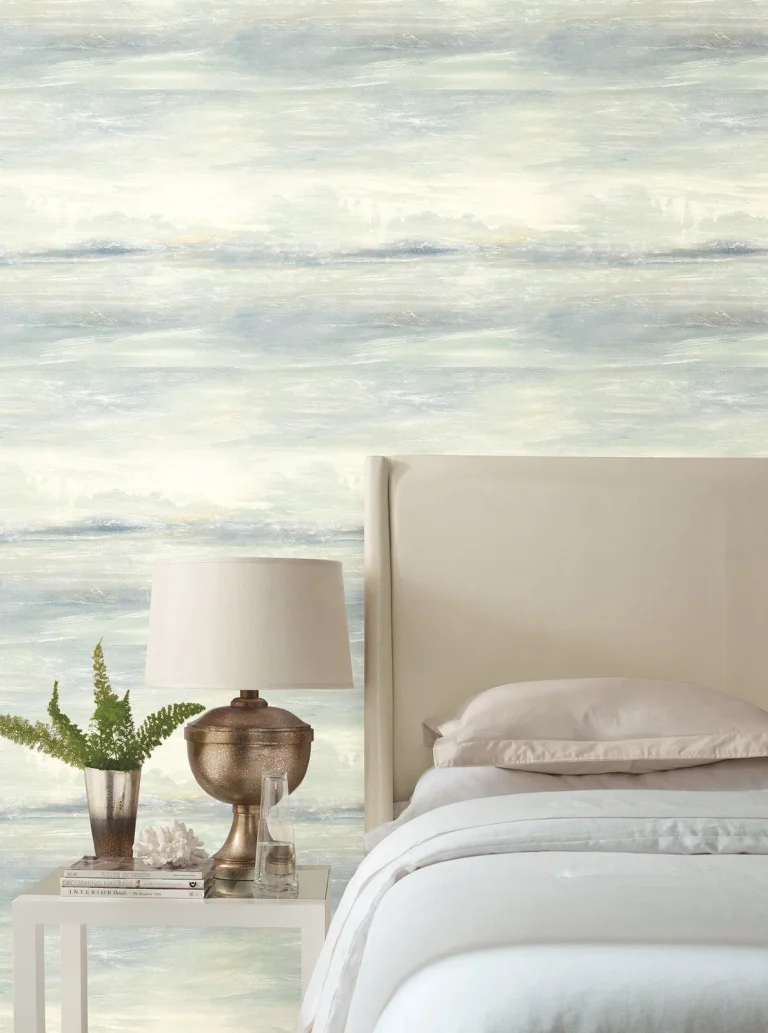 Candice Olson Soothing Mists Scenic Wallpaper - Blue Oasis — Ảnh 2