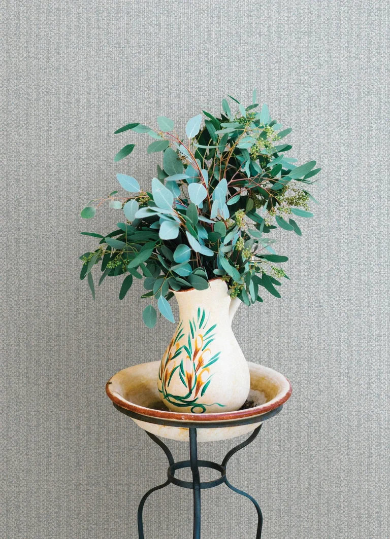 Lawndale Textured Pinstripe Wallpaper - Blue — Ảnh 5