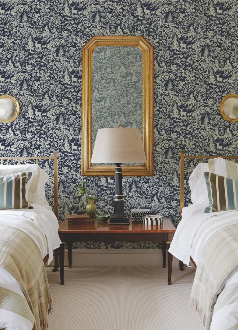 Chesapeake Alrick Forest Venture Wallpaper - Navy — Ảnh 3