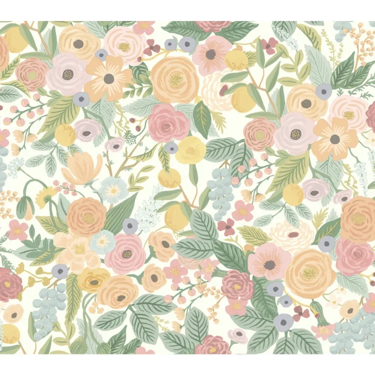 Rifle Paper Co. Garden Party Wallpaper - Pastel Multi — Ảnh 5