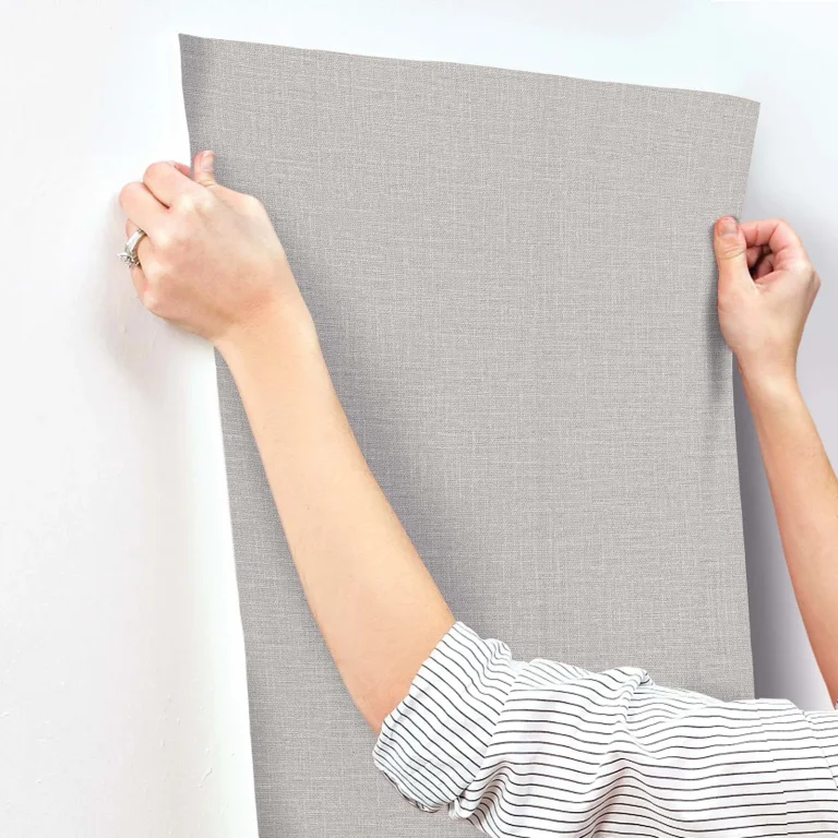 Loom Wallpaper - Dove Grey — Image 5