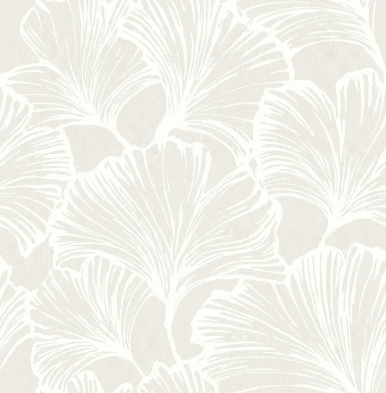 Kyoto Ginkgo Leaf Wallpaper - Dove — Ảnh 5