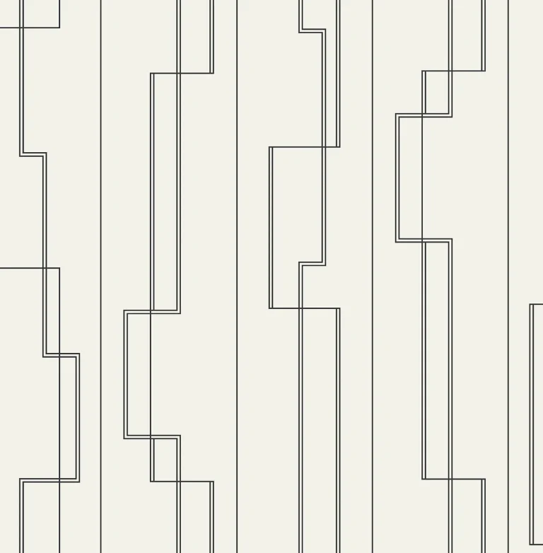 Anson Deco Detailing Wallpaper - Black — Image 4