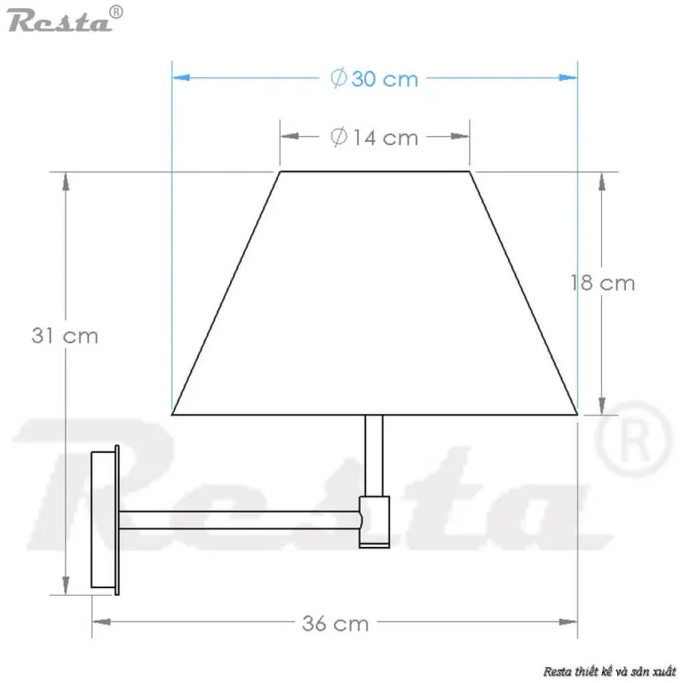 Đèn treo tường Resta 29 — Image 2