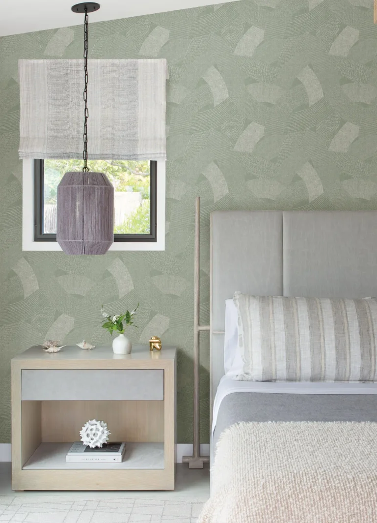 Tania Woven Abstract Wallpaper - Moss — Ảnh 4