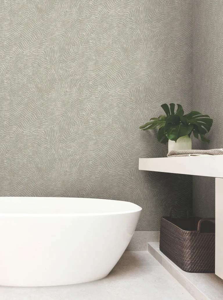 Modern Wood Wallpaper - Taupe — Ảnh 3