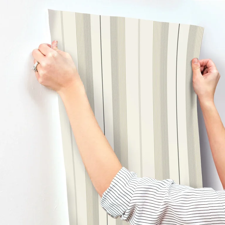 Herrgård Stripe Wallpaper - Neutral — Ảnh 2