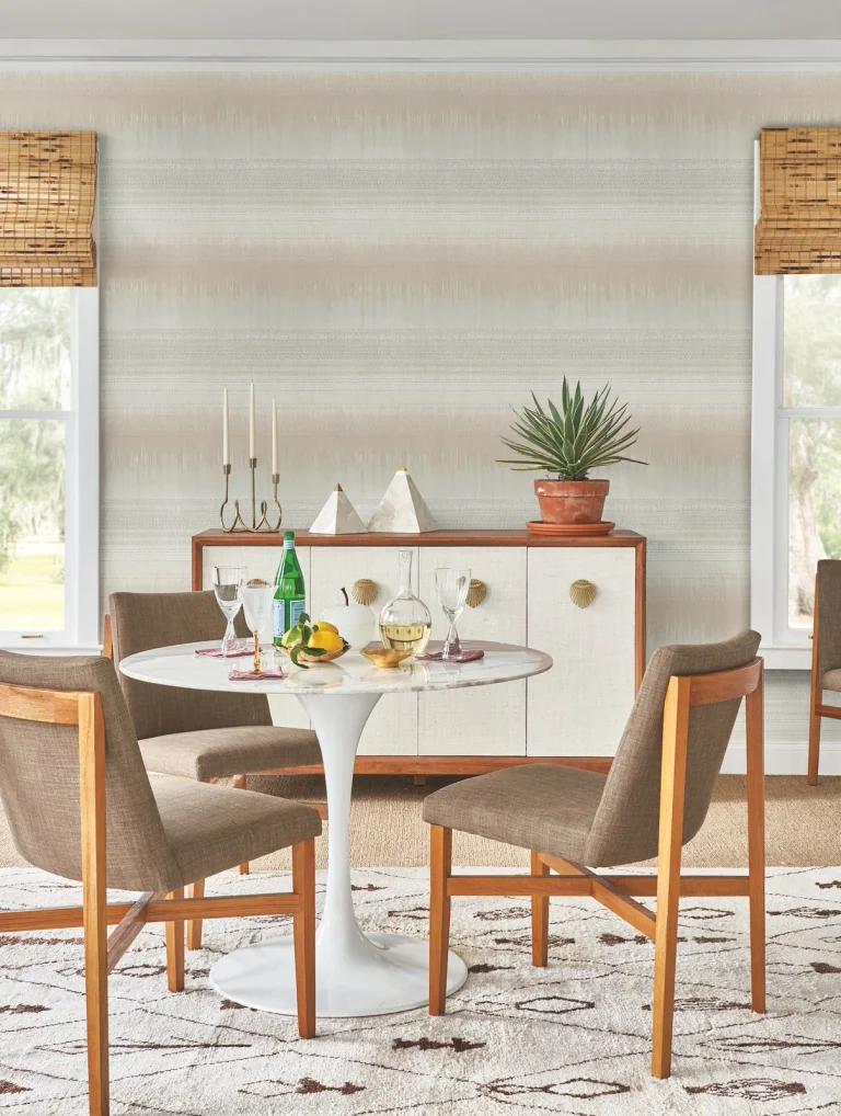 Desert Textile Wallpaper - Beige — Ảnh 4