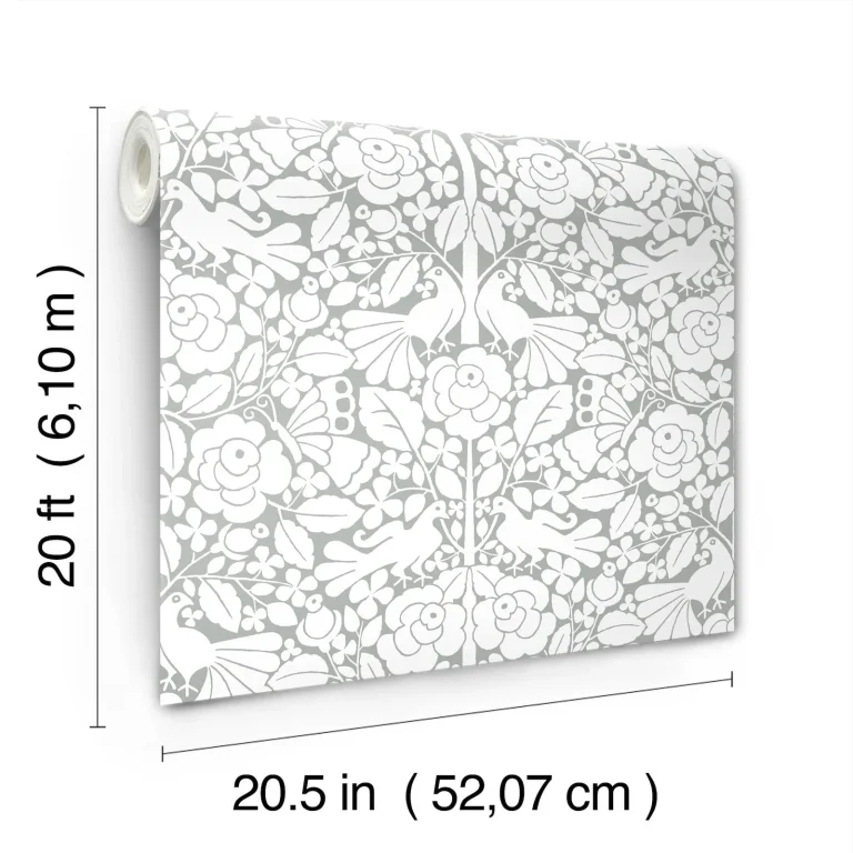 Magnolia Home Fairy Tales Wallpaper - Grey — Ảnh 2