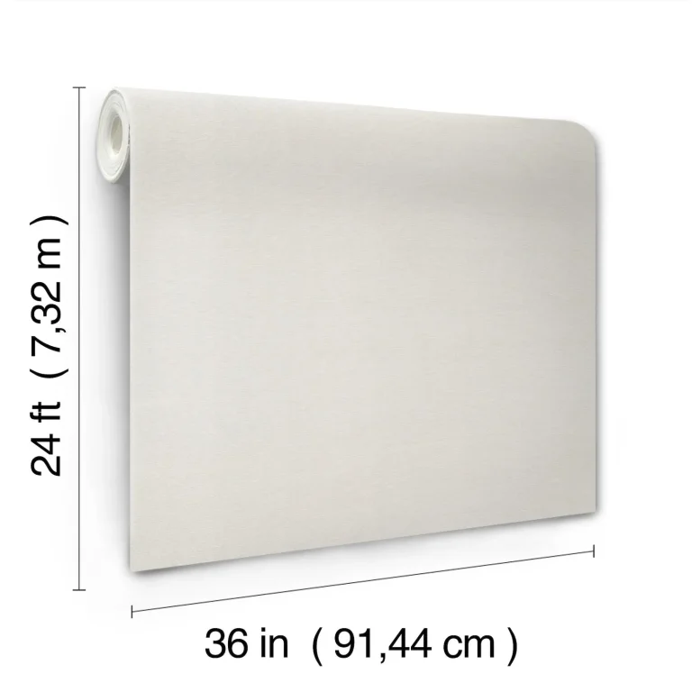 Ronald Redding Linen Sunrise Wallpaper - White — Ảnh 4