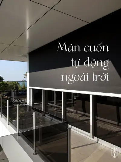 Màn Cuốn Tự Động Ngoài Trời Zipscreen