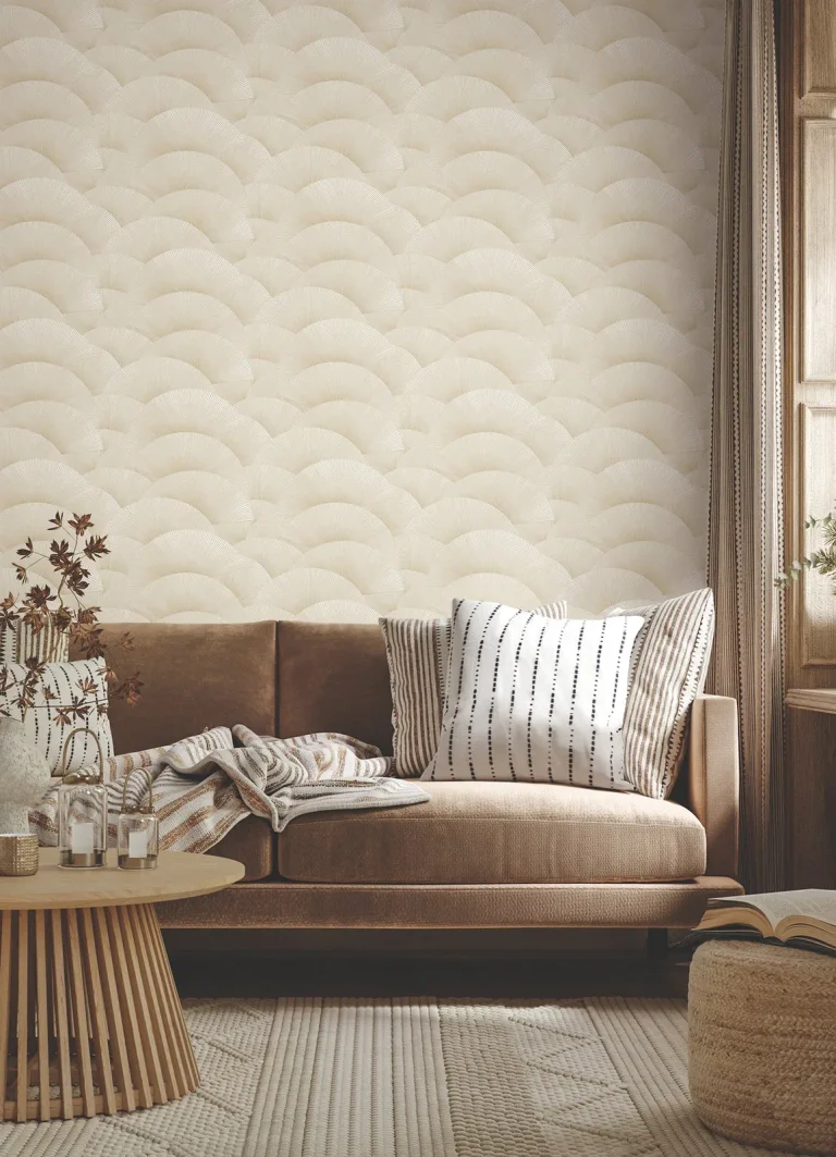 Ronald Redding Morning Shell Wallpaper - Cream & Gold — Ảnh 4
