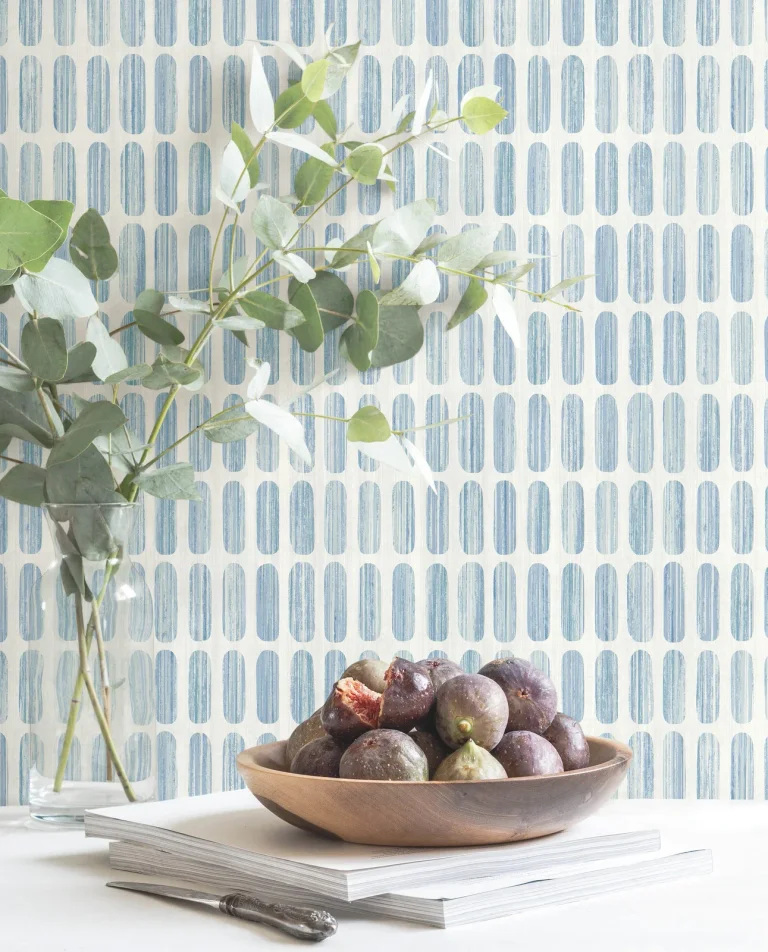 Petite Pergola Wallpaper - Blue — Ảnh 4