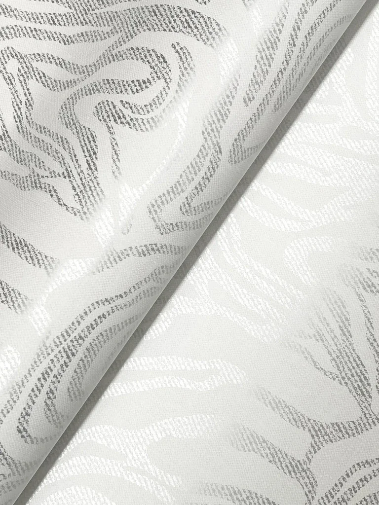Massar Modern Marbled Wallpaper - Silver — Image 2