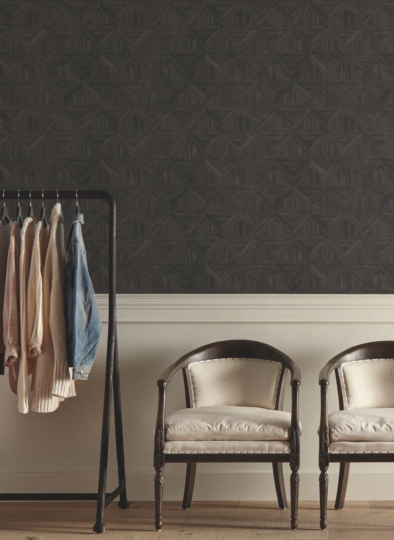 Magnolia Home Parquet Wallpaper - Midnight — Ảnh 3