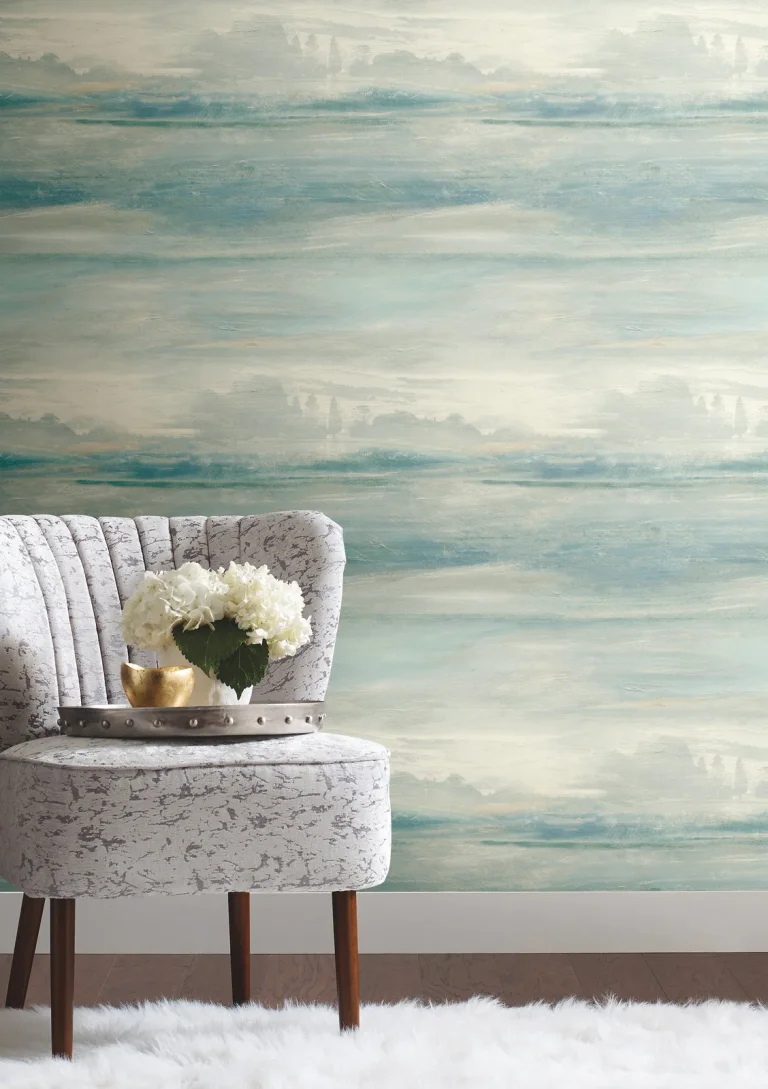 Candice Olson Soothing Mists Scenic Wallpaper - Blue — Ảnh 5